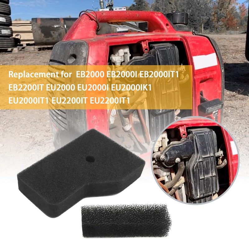 SYOWADA 17211-Z07-000 Air Filter Element 17218-Z07-000 Outer Filter Kit Replacement for Honda EU2000 EU2000i EB2000 EU2000iT1 EU2000iK1 EB2000i EB2000iT1 EU2200I Generators (3) (Style2) - Image 5